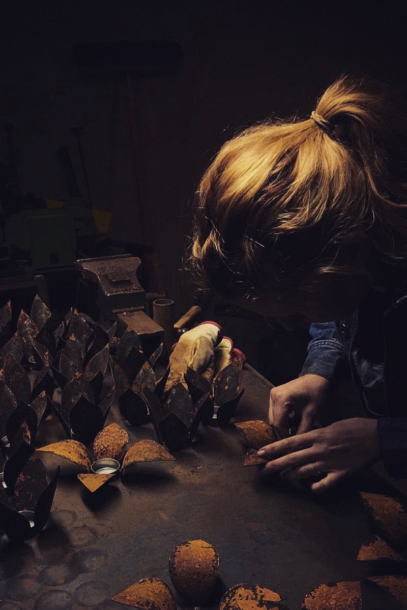 Process candle holder LILY